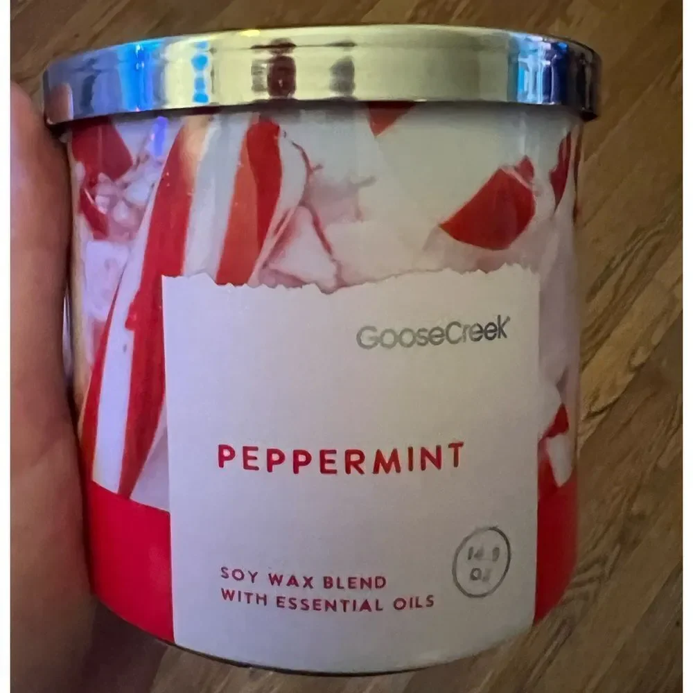 Goose Creek Peppermintnt 3 Wick Candle 14.5 Oz